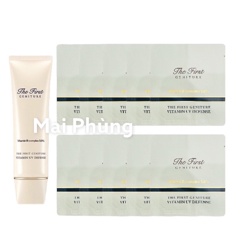 10 packs of Ohui The First regenerating sunscreen