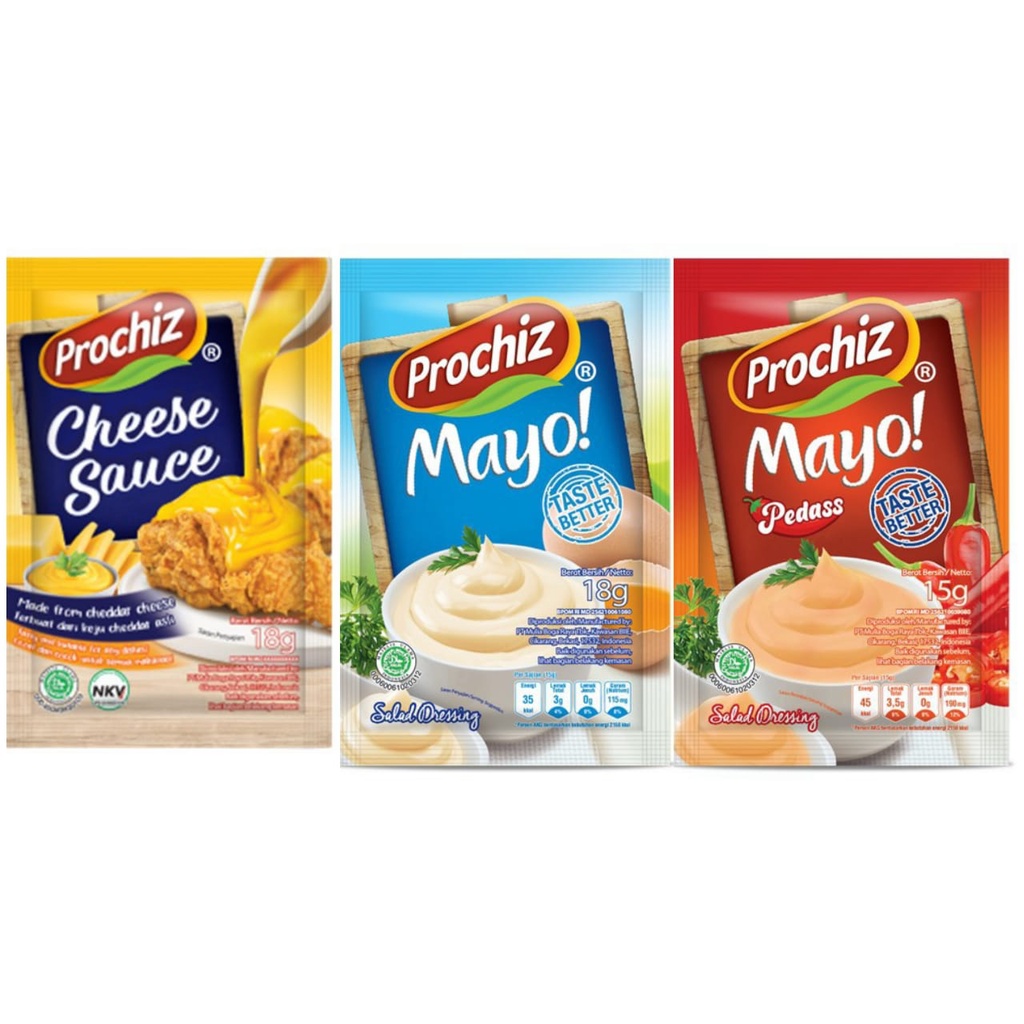 Prochiz Mayonnaise Multipurpose Mayonnaise Mayo Prochiz sachet 15g