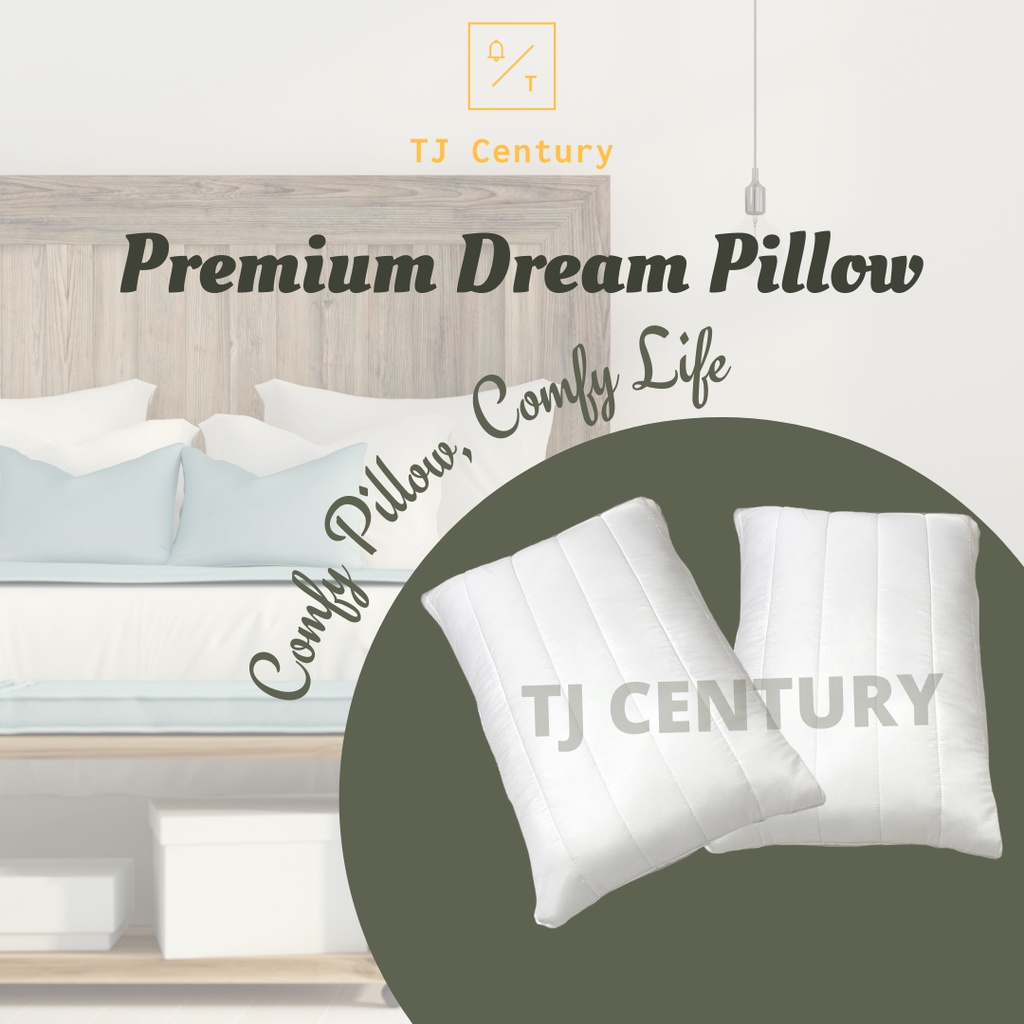 DREAM Pillow Soft And Comfort Pillows Bantal Hotel Bantal Tidur Murah Bantal Kekabu Bantal Hilton