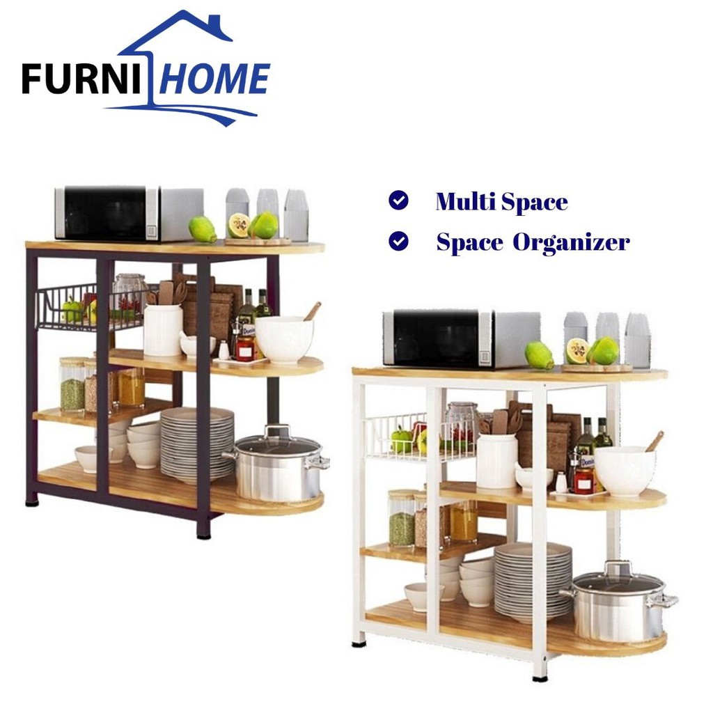 Multipurpose Dining Kitchen Furniture Oven And Kitchen Storage Rack Furniture Shopee Malaysia
