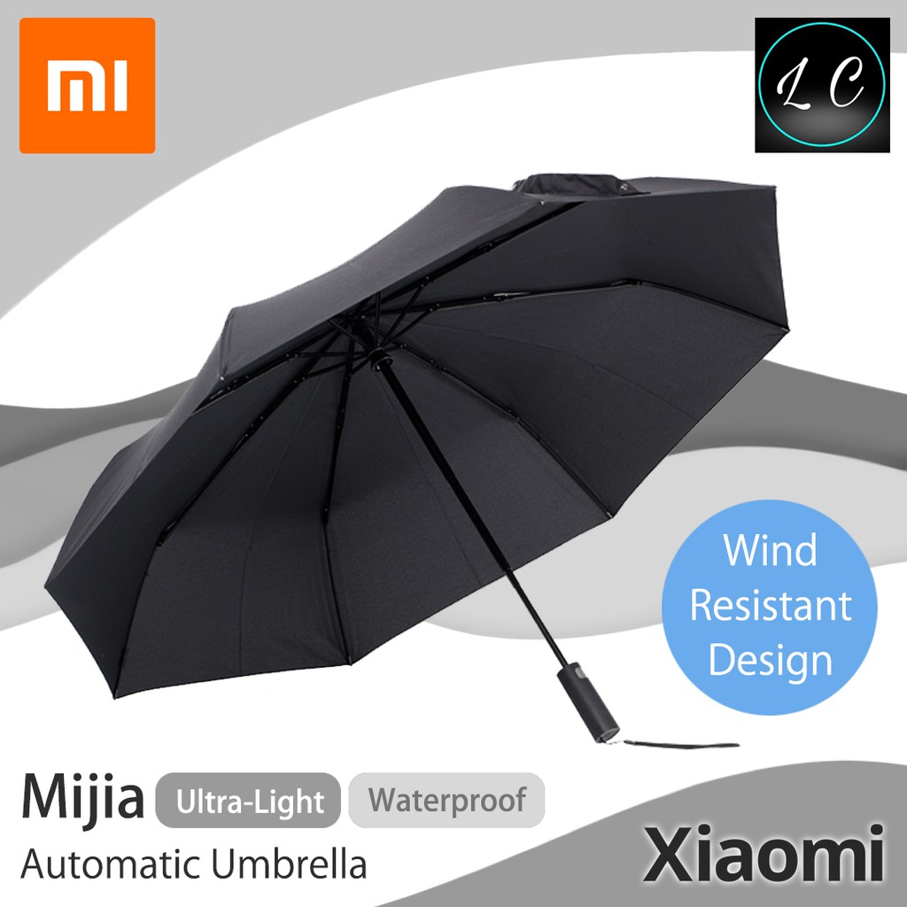 Xiaomi Original Mijia Automatic Folding Umbrella Short Handle Rain Dual-Use Ultra-Light Windproof Waterproof UV Umbrella