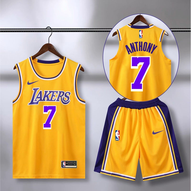 Nike Los Angeles Lakers Carmelo Anthony Icon Authentic Jersey 40