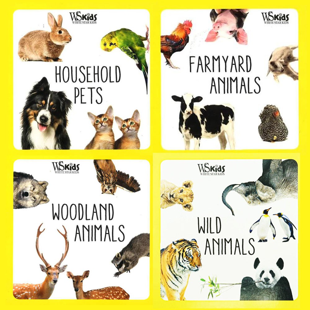 Board Books Farm/ Wild/woodland animals, Household Pets , Real Animals  pictures | Shopee Malaysia