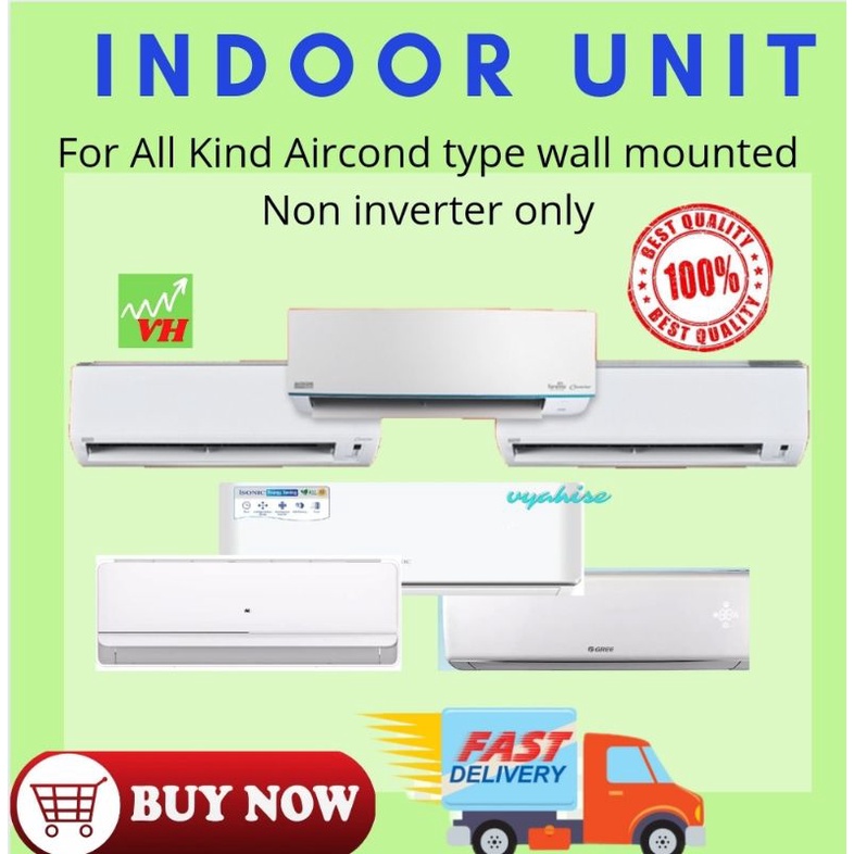 AIRCOND INDOOR UNIT ONLY NEW 1.0HP/1.5HP | Shopee Malaysia