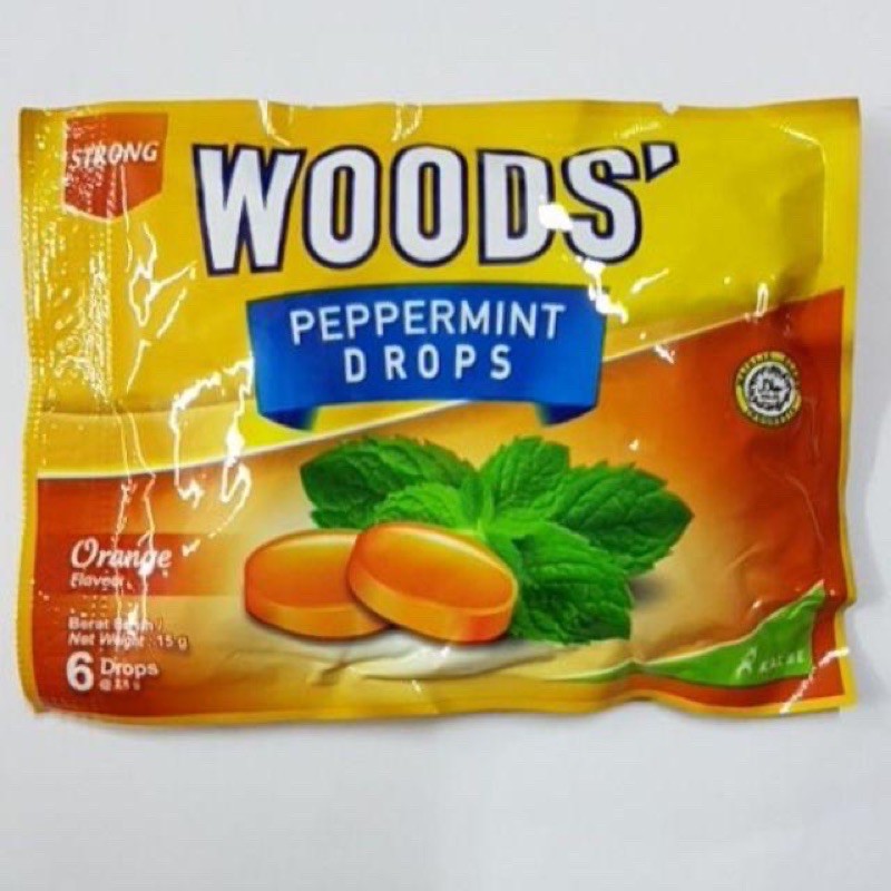 Woods Peppermint Sore Throat Drops Gula Sakit Tekak 6 Drops Shopee Malaysia