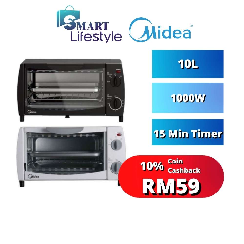 Midea Electric Oven (10L) MEO-10BDW-WH MEO-10BDW-BK