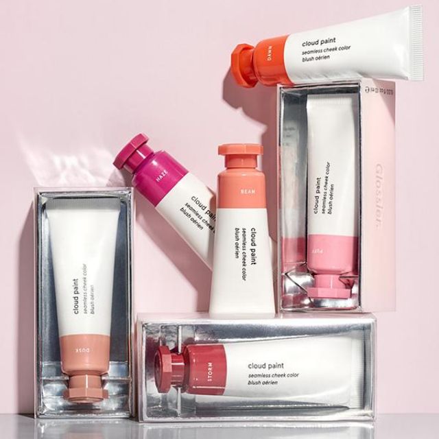 Glossier Cloud Paint Cheek Cream Blush Liquid Face Blusher HAZE PUFF ...