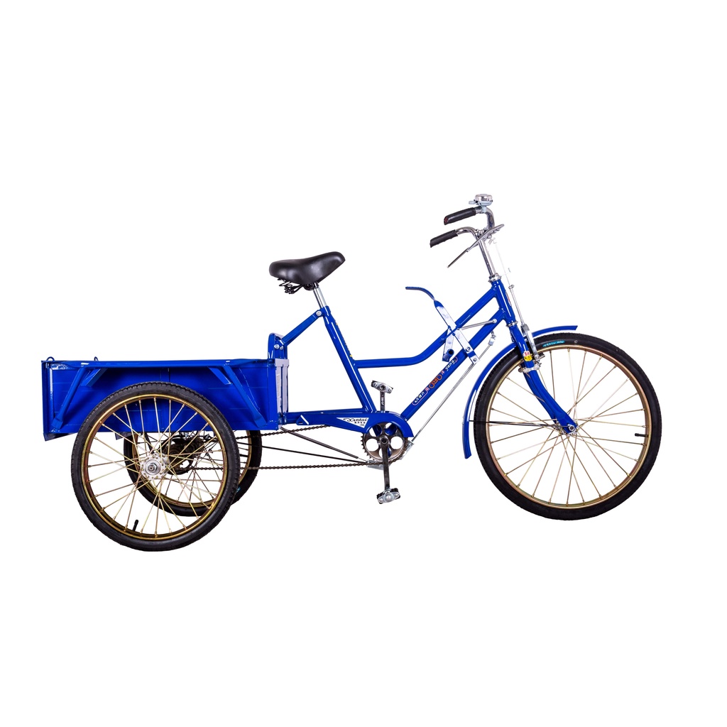 Carriage Elderly Pull Cargo Pedal Bicycle Light & Labor-Saving Adult Tricycle Bike Cargo Kargo Barang Hantar Courier