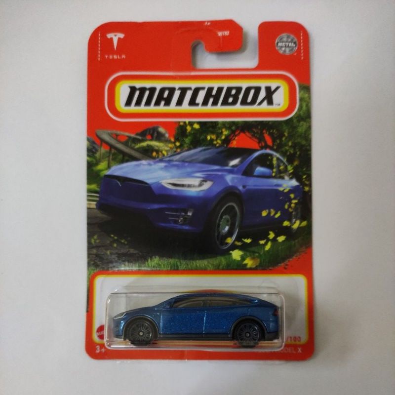 tesla model x matchbox car