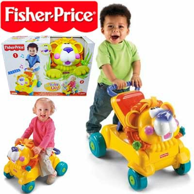 fisher price lion ride on walker