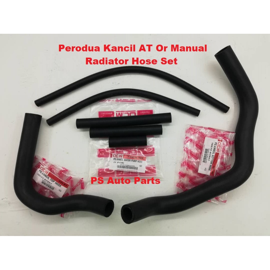 Perodua Kancil 660 850 Auto Manual Radiator Hose Complete Set High Quality Shopee Malaysia