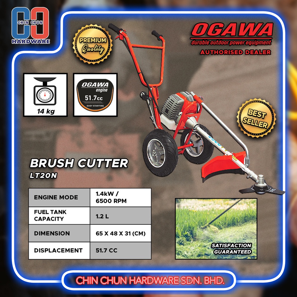 OGAWA LT20N LAWN MOWER|BRUSH CUTTER|GRASS CUTTER|MESIN PEMOTONG RUMPUT|MESIN POTONG RUMPUT|处草机|SUBANG|CHIN CHUN HARDWARE