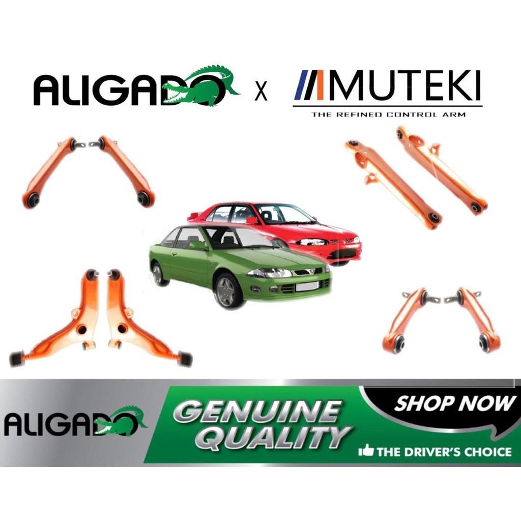 Muteki Complete Set Lower Arm For Proton Wira Satria Putra Arena Shopee Malaysia