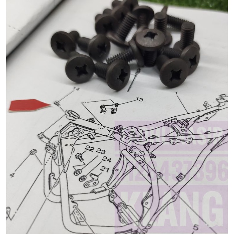 SKRU BREKET COIL PLUG RXZ (PRICE FOR 1PC) Shopee Malaysia