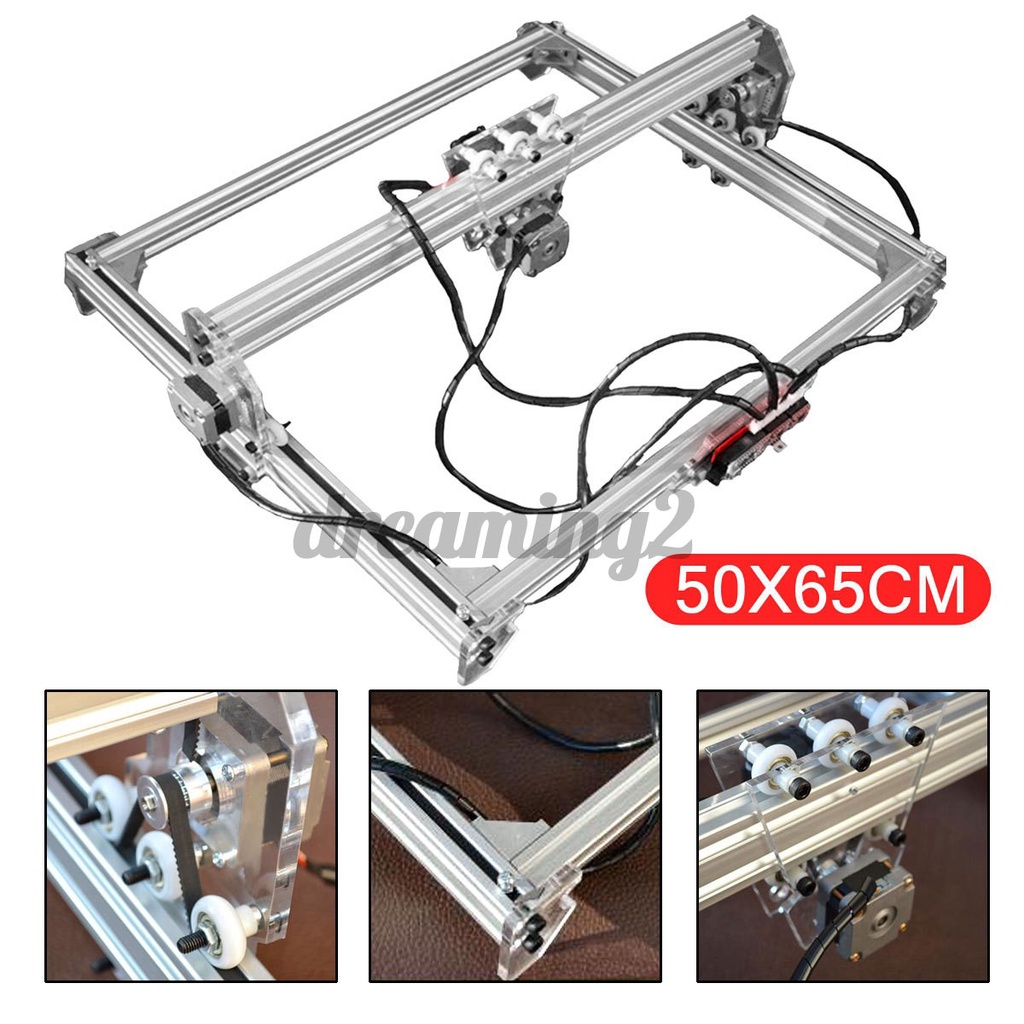 50x65cm Area Mini Laser Engraving Cutting Engraver Machine Printer Kit Desktop 