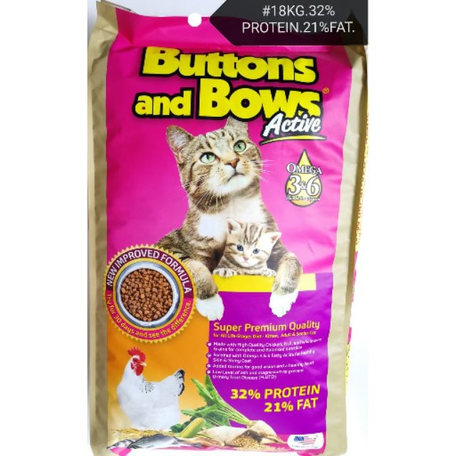 buttons and bows cat food