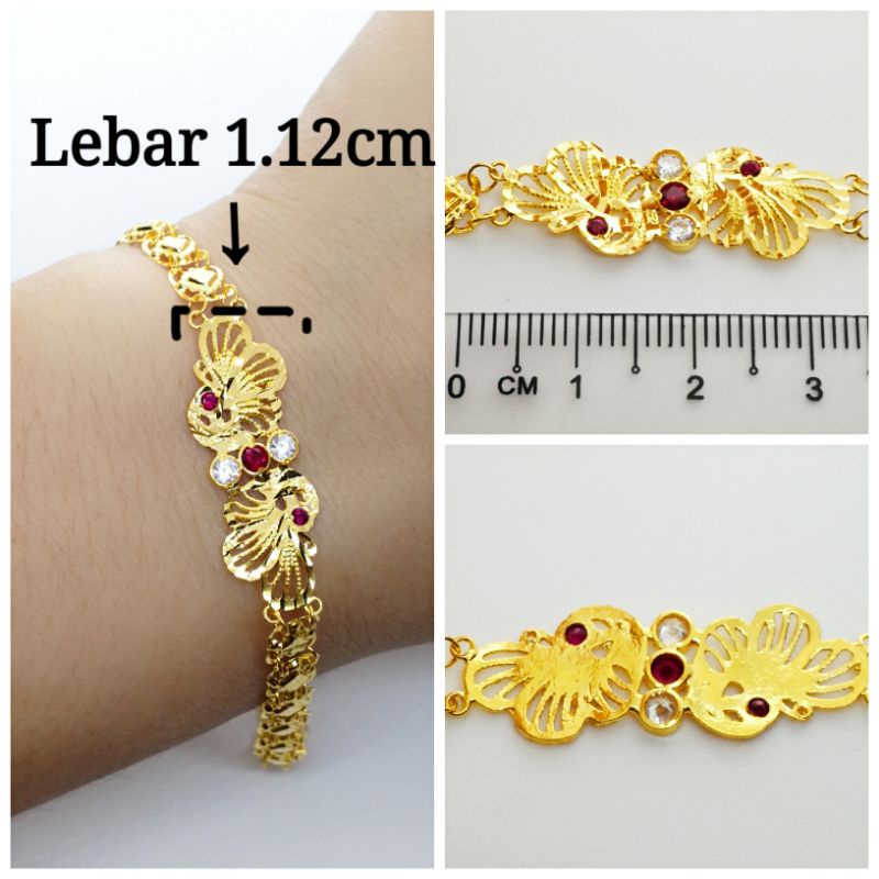 Rantai Tangan Pelbagai Design India Emas 916 Shopee Malaysia