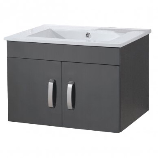 Bathroom Ceramic Basin Cabinet Foc Faucet Waste Shopee Malaysia