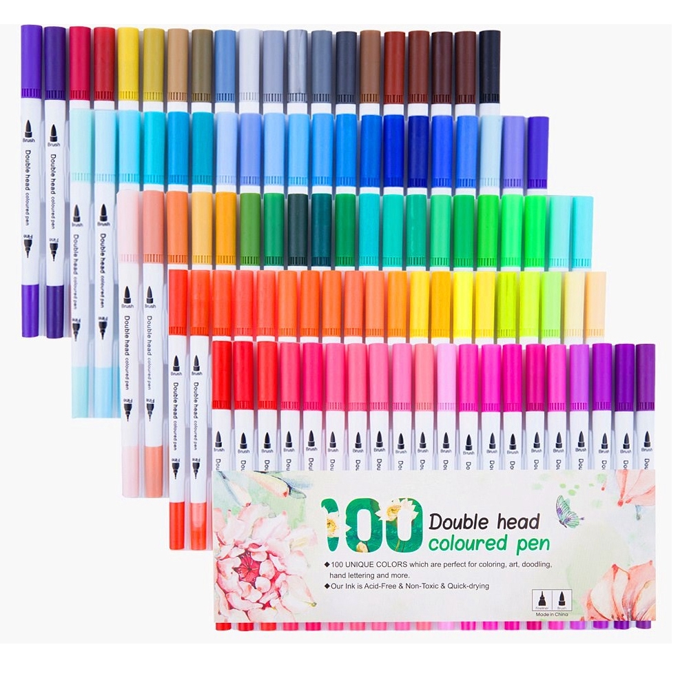 coloured drawing pens