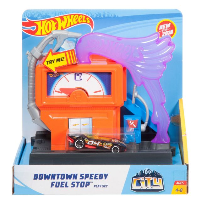 hot wheels gas station