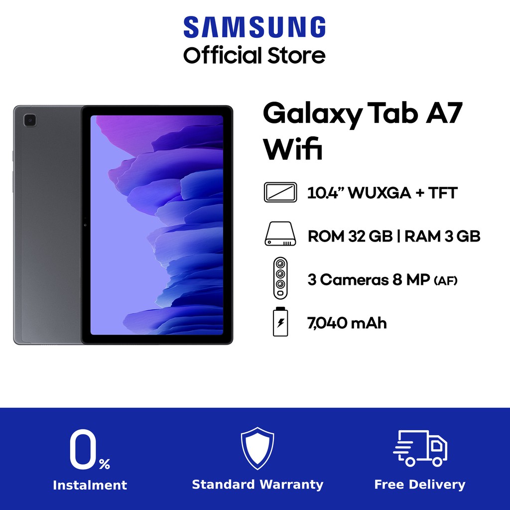 Samsung Galaxy Tab Wifi T500 3gb Ram 32gb Rom 10 4 Inch Android Tablet Shopee Malaysia