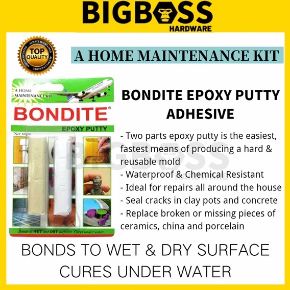 BigBoss Bondite Epoxy Putty Glue 60gm Your Ideal Home Maintenance