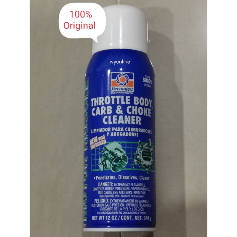 Permatex Throttle Body, Carburetor & Choke Cleaner 100 Original 80079
