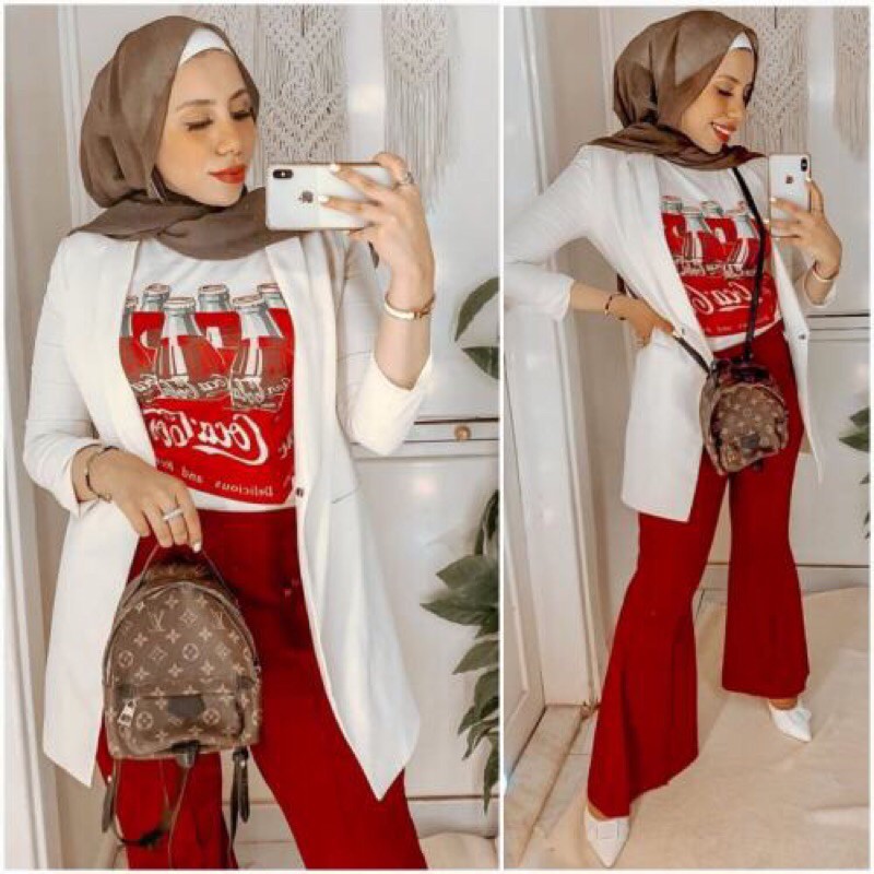 Ready Stock Blazer Casual Korean Style Fashion Autumn Spring Winter For Women Long Sleeves Hijabista Comfortable Shopee Malaysia