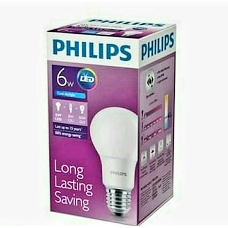 Verloren hart Slang dodelijk Philips 6 Watt Led Bulb | Shopee Malaysia