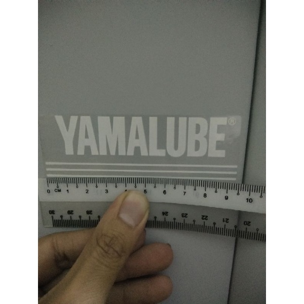 Sticker (YAMALUBE PUTIH) STOCK LAMA (MUNGKIN TAK LEKAT)