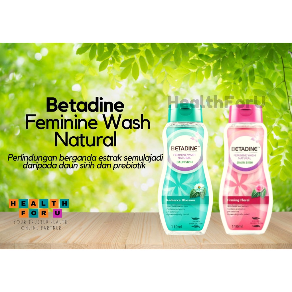 Betadine Feminine Wash Natural Daun Sirih // Feminine Wash // Betadine