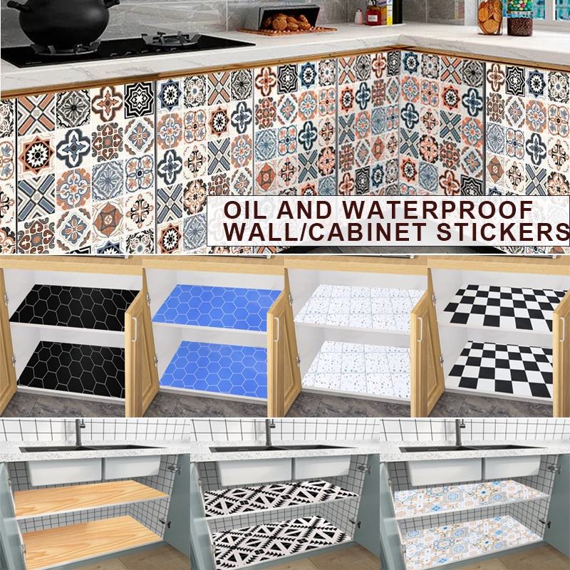 Kitchen Wallpaper Sticker for Living Room Bathroom Wall