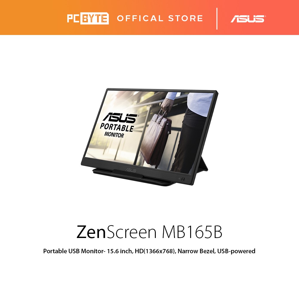 ASUS ZenScreen MB165B Portable USB Monitor Shopee Malaysia