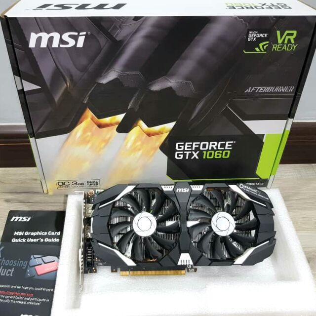 MSi GTX 1060 OC 3GB Graphic Card | Shopee Malaysia