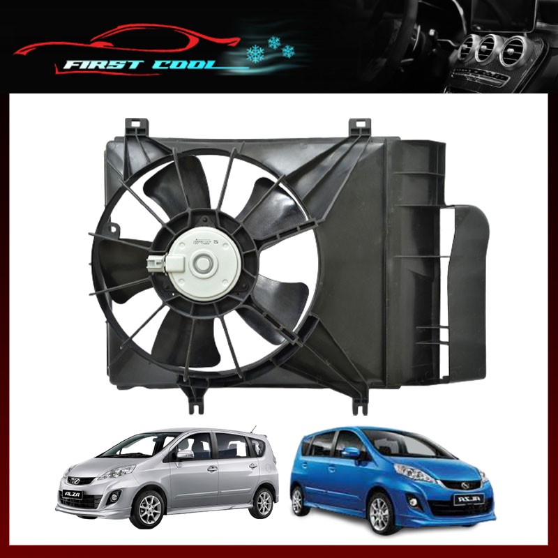 Perodua Alza COOLING FAN ASSY RADIATOR FAN MOTOR COMPLETE SET Shopee