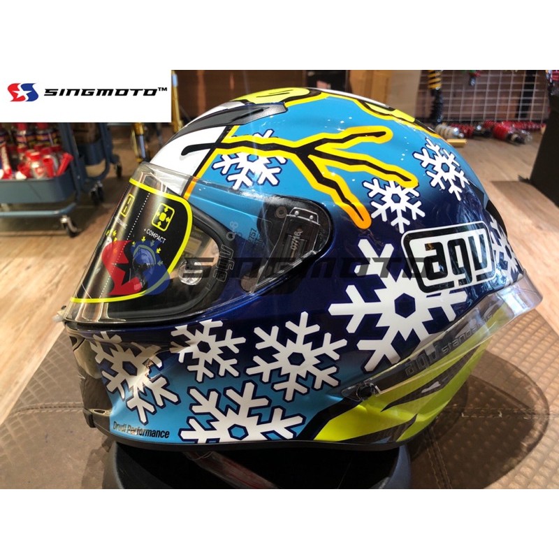 agv pista gp rossi 2016 Helmet Style R Valentino (VR46) Soleluna – HM Helmets AGV Pista GP Rossi Winter