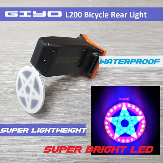 giyo bicycle tail light