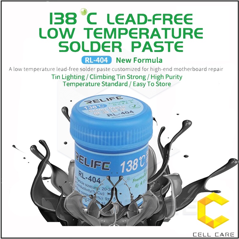 RELIFE RL404 Leadfree Solder Flux Paste Soldering Tin Cream Welding