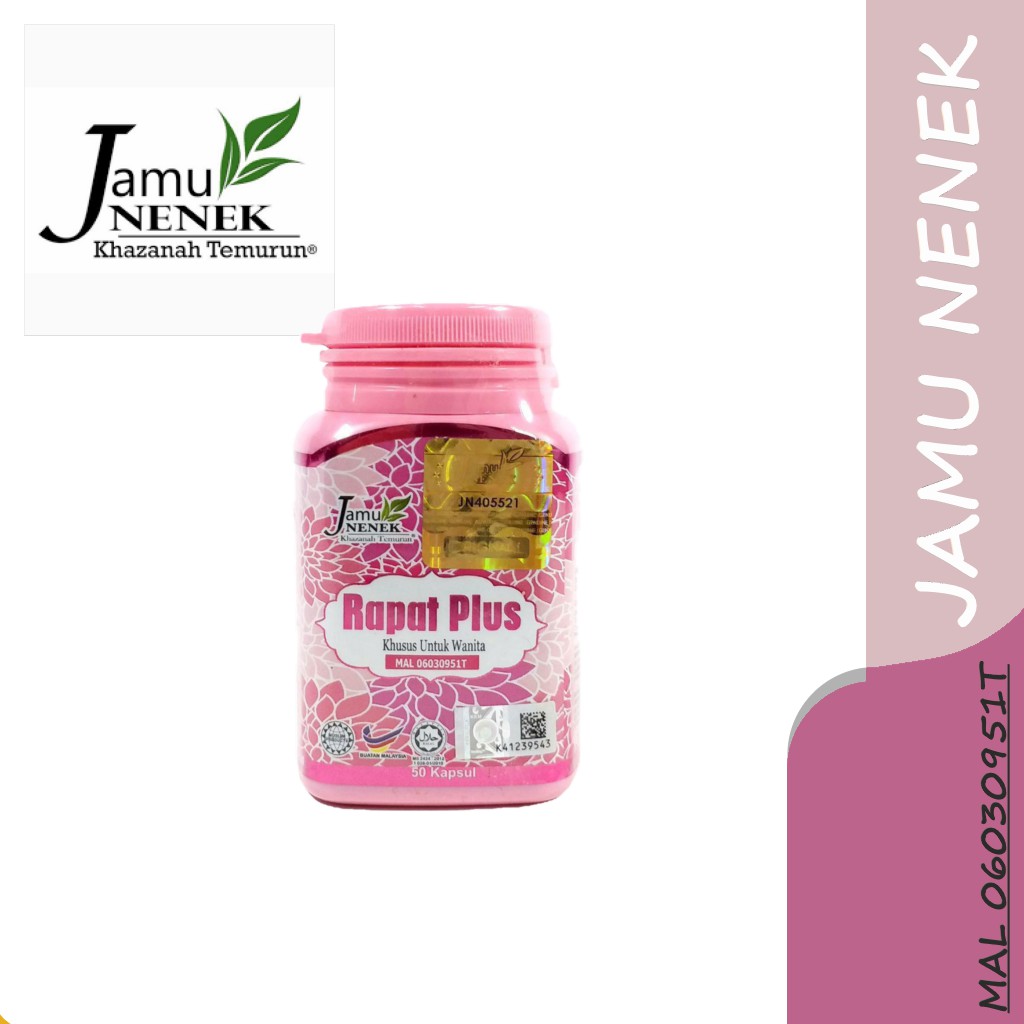 Jamu Nenek Rapat Plus Special For Women 50 Capsules Khusus Untuk Wanita 50 Kapsul Shopee Malaysia