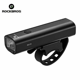 Image of ROCKBROS USB Rechargeable LED Light Headlight Front Light Waterproof Bicycle Light