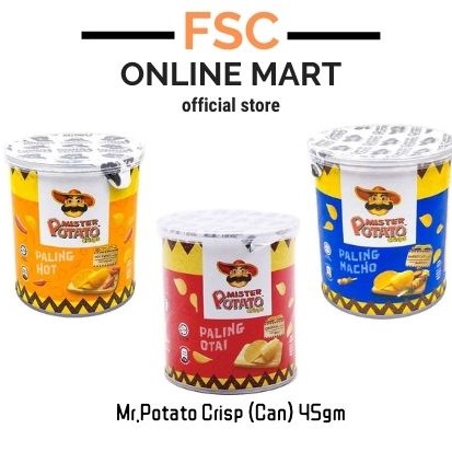 [FSC] Mamee (Mister Potato) Potato Chip -Can- 40gm