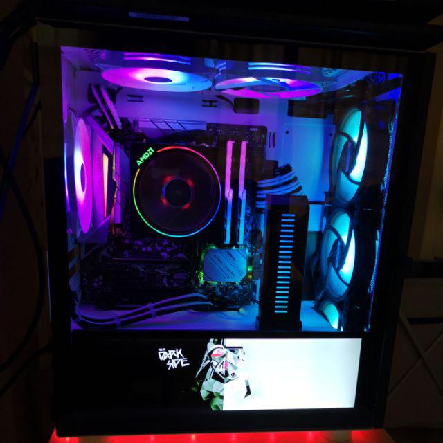 customized RGB pc case panel psu shroud gpu backplate 12v 4pin 5v 3pin ...