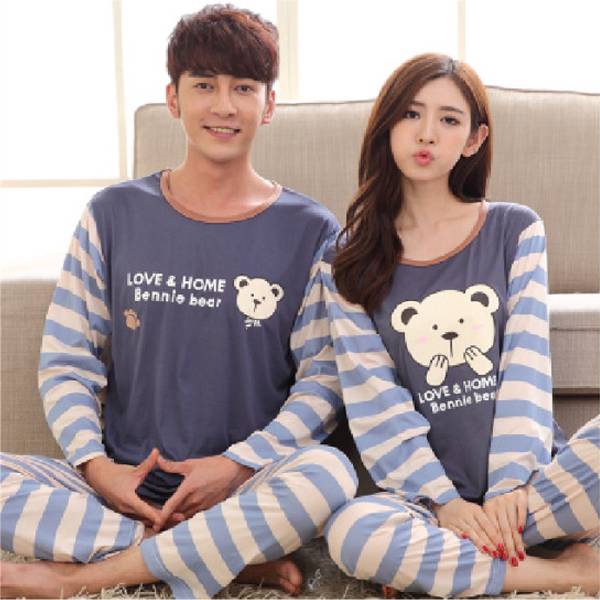 pyjamas baju  tidur Men s women s pyjamas seluar tidur 