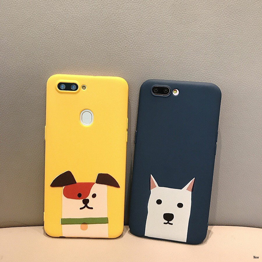 New Hard Case Motif Kartun Anjing Warna Biru Untuk Vivo Y66