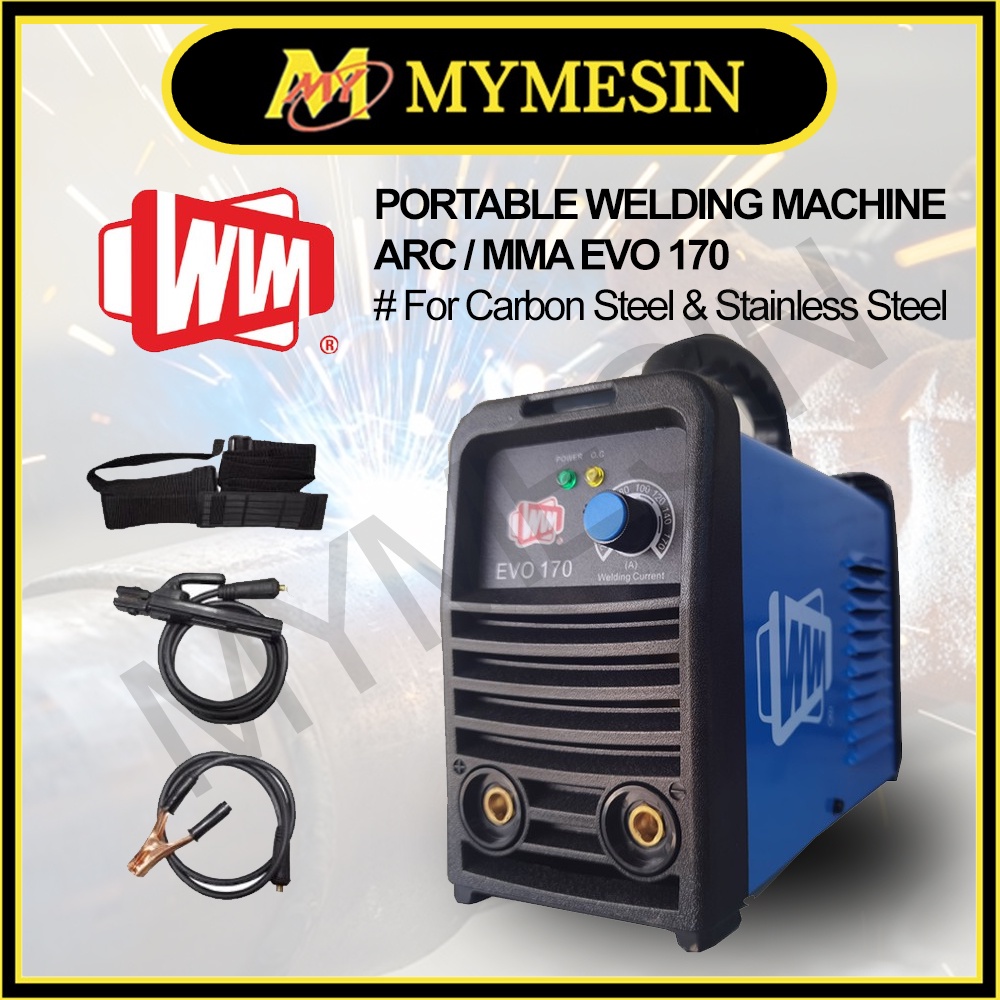 MY WIM EVO 170 Arc Welding Machine C/W Standard Accesories Shopee