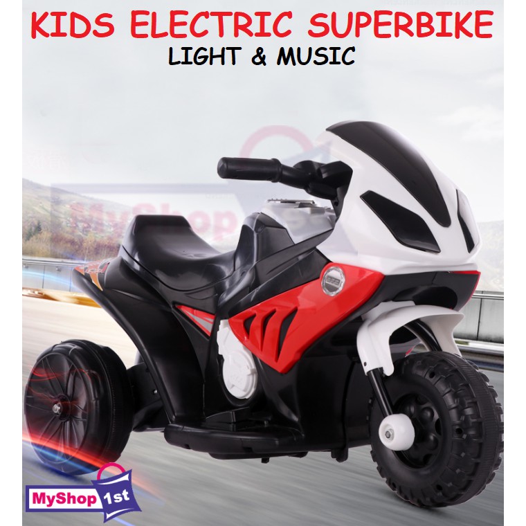 BMW Kids Ride On Electric Super Bike Tricycle Motorcycle | Shopee Malaysia