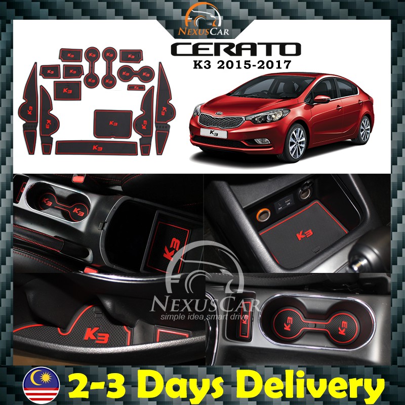 Nexus Car Kia Cerato K3 2015 2017 Car Interior Slot Mat