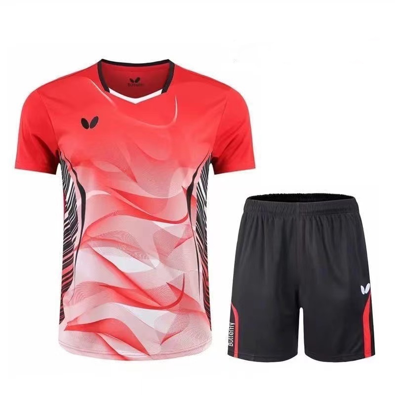 2022 new sweatabsorbing quickdrying butterfly table tennis clothing