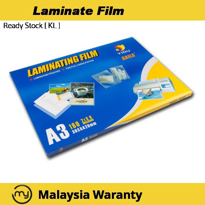 Office Laminator Laminating Laminate Pouches Film A3 (80MIC) Shopee Malaysia