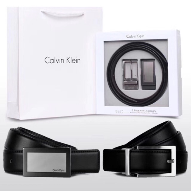 calvin klein belt set